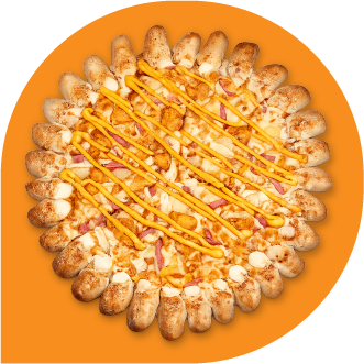 Pizza recién horneada